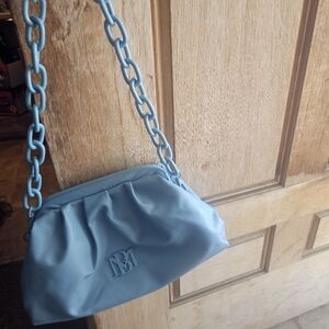 Badgley mischka blue purse
